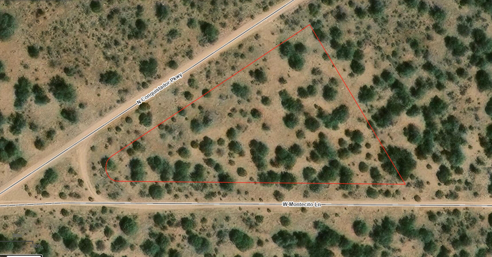 Corner Triangle - N CONQUISTADOR Pkwy, Seligman, AZ